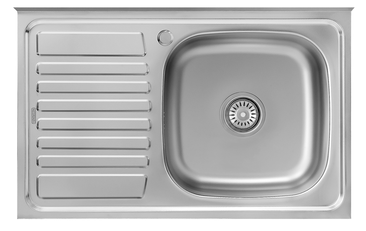 Мийка накладна MONRO 8050 (06/160) Decor права чаша прямокутна