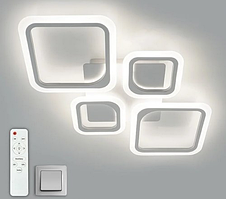 Світильник світлодіодний стельовий LUMINARIA OVAL 80W 4S RC 725/423 WHITE 220V IP20 з пультом ДУ