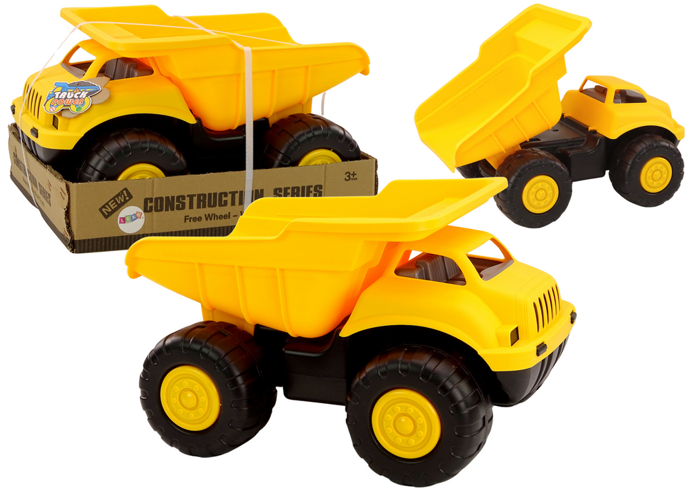 Самоскид Leantoys Dump Truck Yellow Construction Vehicle Truck Trailer Large Car