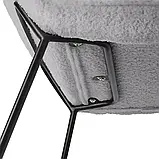 Крісло Kjeld з оббивкою букле та широкою спинкою, фото 8