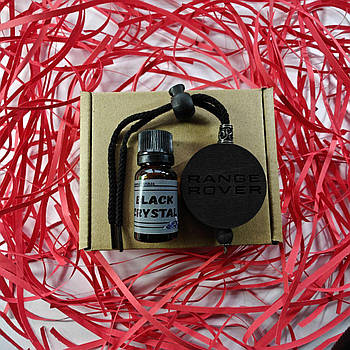 Підвіска ароматизатор RANGE ROVER, Парфуми Рейндж ровер на дзеркало, чорний