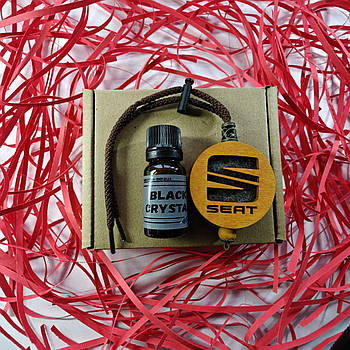 Підвіска ароматизатор Seat, АвтоПарфуми Сіат на дзеркало, дуб