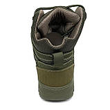 Тактичні берці чоловічі легкі на шерсті з байкастом зелені (хакі) SB 8614(2024-25) 40 розмір, фото 6