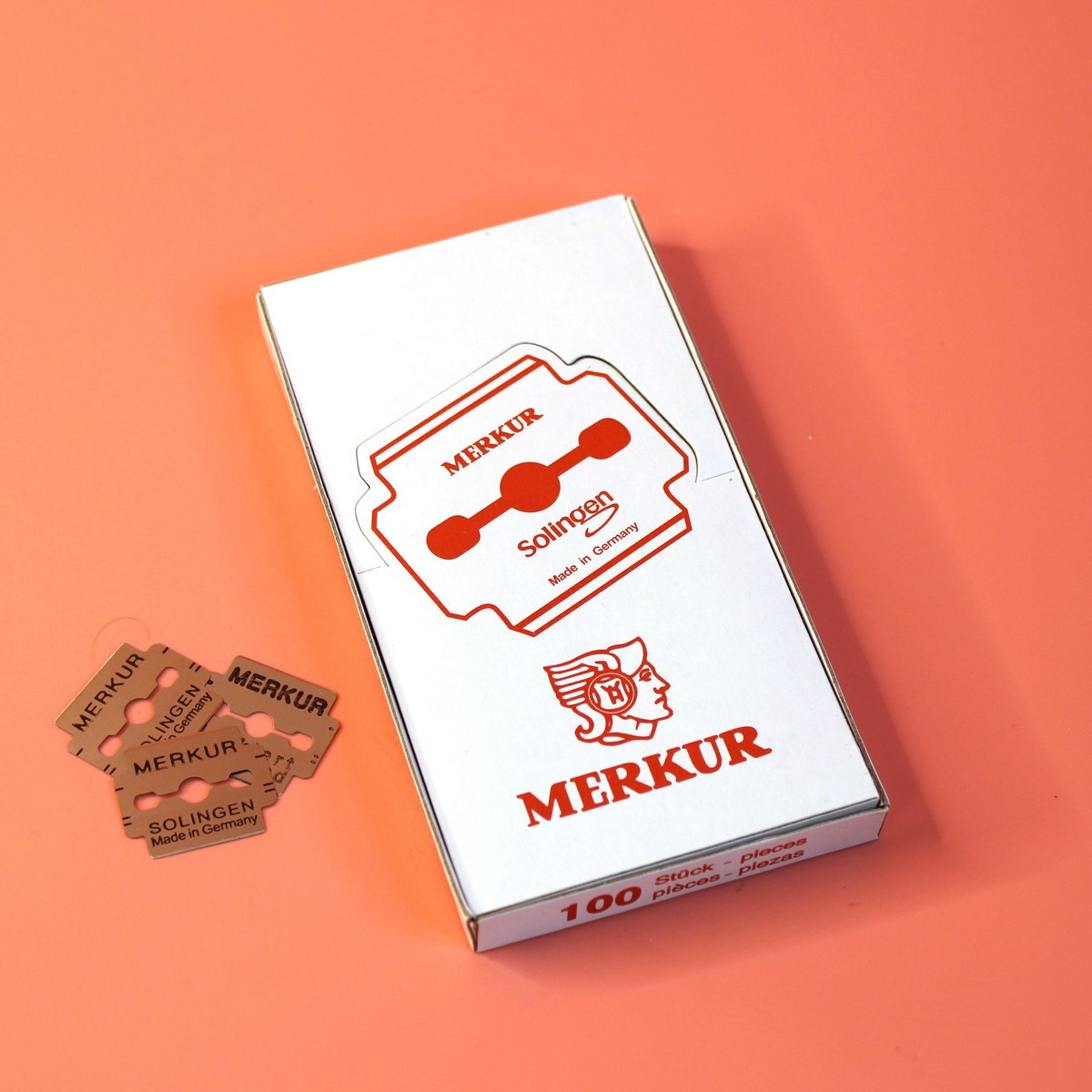Педикюрні леза MERCUR, 100 шт/уп