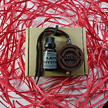 Підвіска ароматизатор Volvo, АвтоПарфуми Вольво на дзеркало, червоний