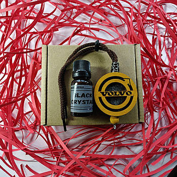 Підвіска ароматизатор Volvo, АвтоПарфуми Вольво на дзеркало, дуб