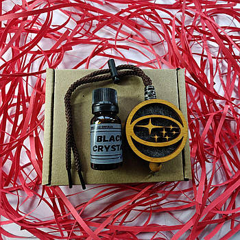 Підвіска ароматизатор Subaru, АвтоПарфуми Субару на дзеркало, дуб