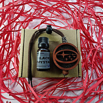 Підвіска ароматизатор Subaru, АвтоПарфуми Субару на дзеркало, червоний