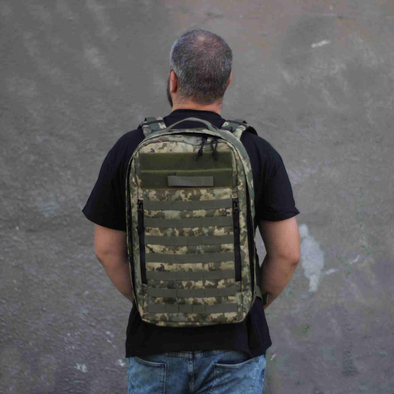 Польовий медичний рюкзак Піксель для бойового медика ССО з боксами та ампульницею 21л Стохід