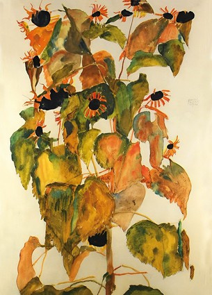 Листівка Egon Schiele - Sonnenblumen, 1911, фото 1
