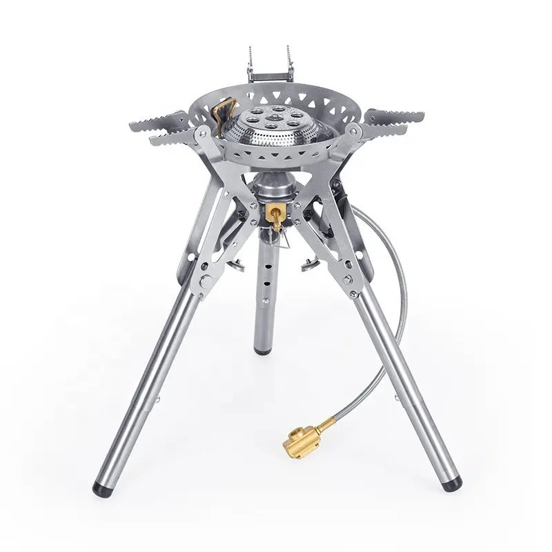 Кемпінговий газовий пальник Naturehike NH20RJ009 3300Вт (Сріблястий)