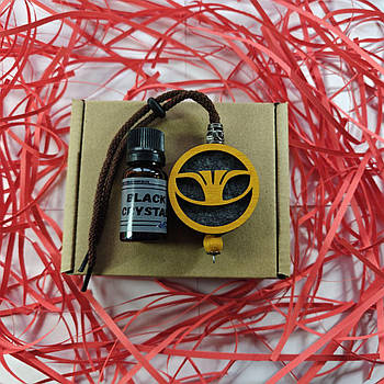 Підвіска ароматизатор Daewoo, АвтоПарфуми Део на дзеркало, дуб