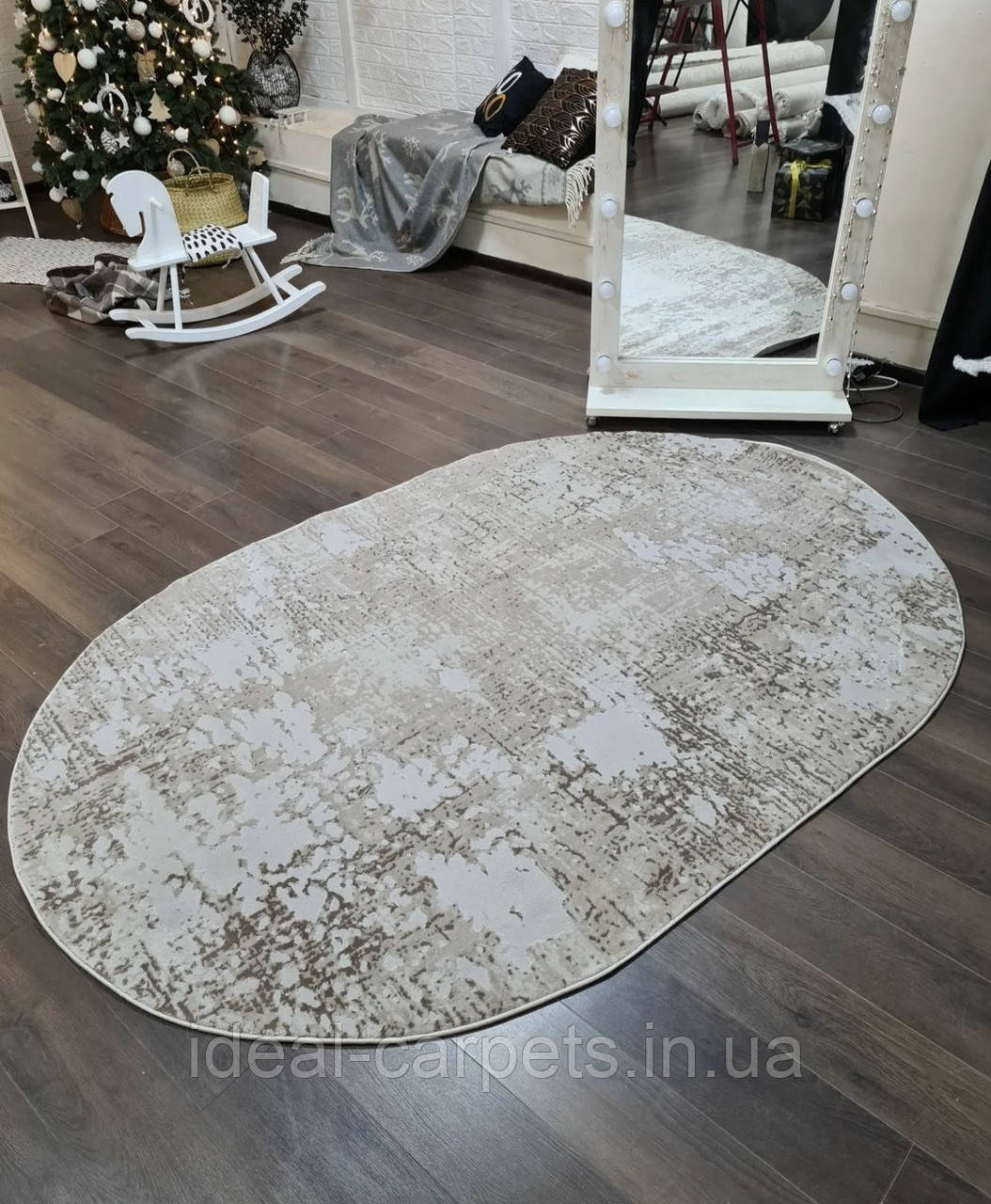 Килим Venice овал 1.6х2.3м Короткий ворс 0695