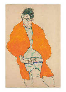 Листівка Egon Schiele - Stehende Männliche Figur, Selbstbildnis, 1914