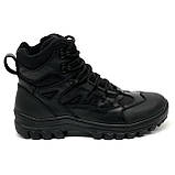 Тактичні берці чоловічі легкі на шерсті чорні з байкастом Sergio Billini 8612 (2024-25) розмір 40, фото 4