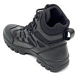 Тактичні берці чоловічі легкі на шерсті чорні з байкастом Sergio Billini 8612 (2024-25) розмір 40, фото 5