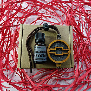 Підвіска ароматизатор Chevrolet, АвтоПарфуми Шевроле на дзеркало, дуб