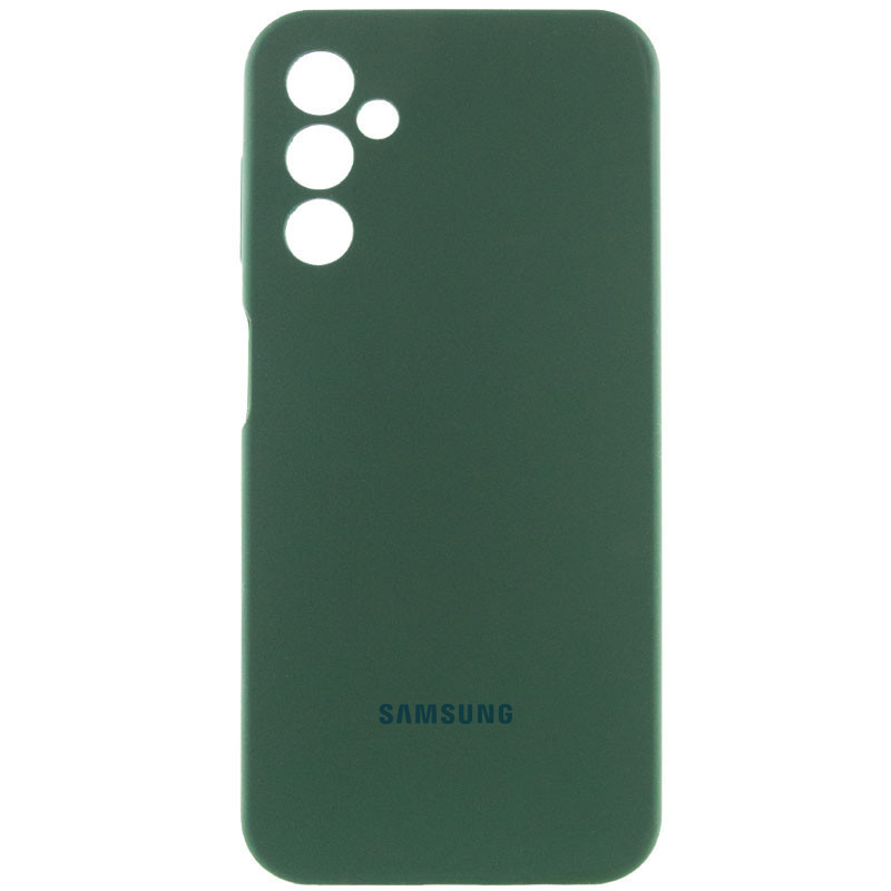 Чохол Silicone Cover Lakshmi Full Camera (AAA) with Logo для Samsung Galaxy A26 5G | Зелений / Cyprus Green