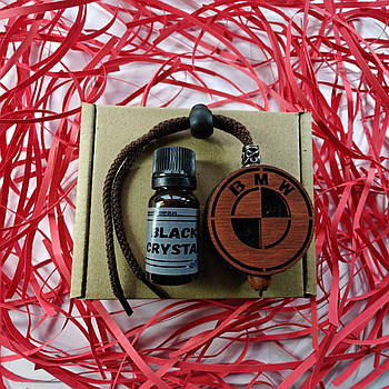 Підвіска ароматизатор BMW, АвтоПарфуми БМВ на дзеркало, червоний