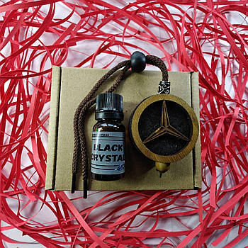 Підвіска ароматизатор Mercedes, АвтоПарфуми Мерседес на дзеркало, дуб