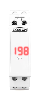 Цифровий модульний однофазний вольтметр ТОMZN ТО-1V на DIN