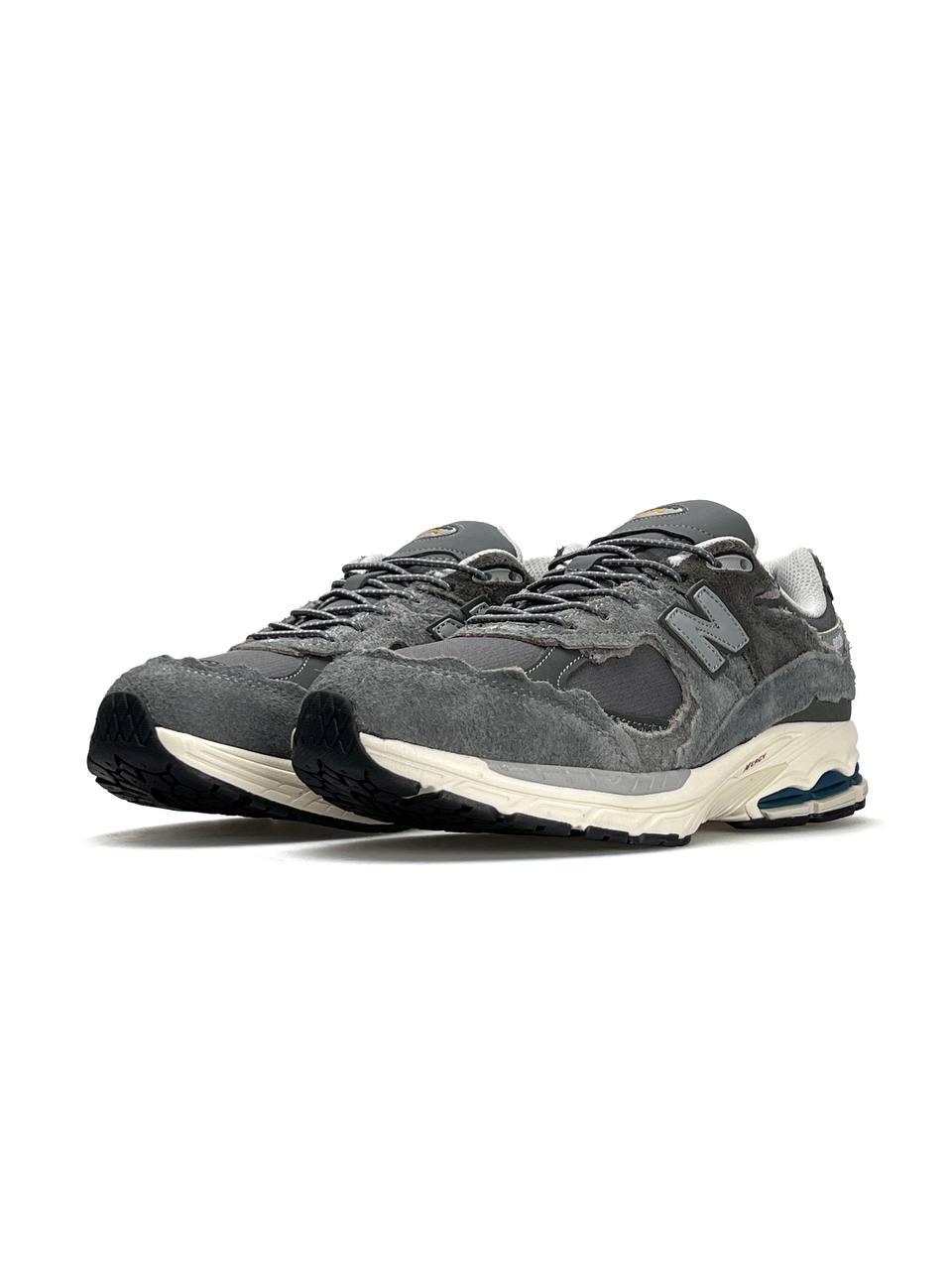 Чоловічі кросівки замша текстиль New Balance 2002R Gore-Tex Grey, кеди Нью Беланс сірі. Чоловіче взуття