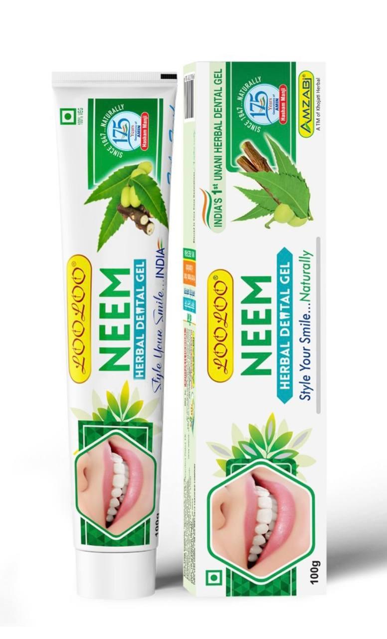 Зубна паста LooLoo з німом 100гр. Індія, фото 1