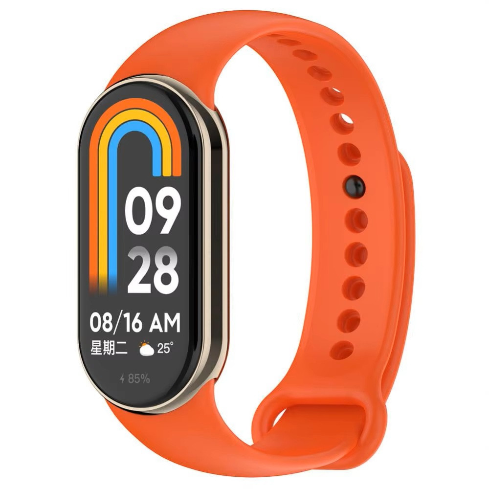 Ремінець для фітнес браслета Xiaomi Mi Band 8 і 9 помаранчевий