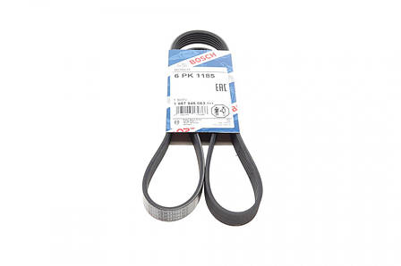 Ремінь генератора Citroen Jumper 2.0HDI 6PK1185 1 987 946 063, фото 1