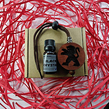 Підвіска ароматизатор Peugeot, АвтоПарфум Пежо на дзеркало, червоний