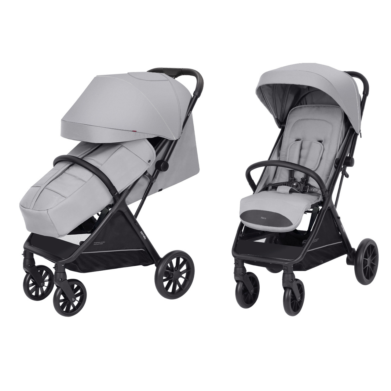 Дитяча коляска прогулянкова Carrello Nero Slate Grey CRL-5514 до 22 кг з чохлом на ніжки