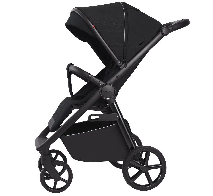 Прогулянковий візок CARRELLO Bravo Plus чорна до 22кг. чохол на ніжки, москітна сітка Ink Black