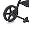 Дитяча прогулянкова АЛЮМІНІЄВА коляска VIVA Black з регульованою ручкою чорна, фото 2