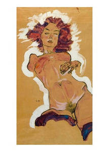 Листівка Egon Schiele - Weiblicher Akt, 1890