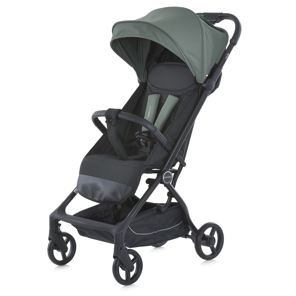 Дитяча прогулянкова алюмінієва коляска EL CAMINO MUSE Khaki Green зелена