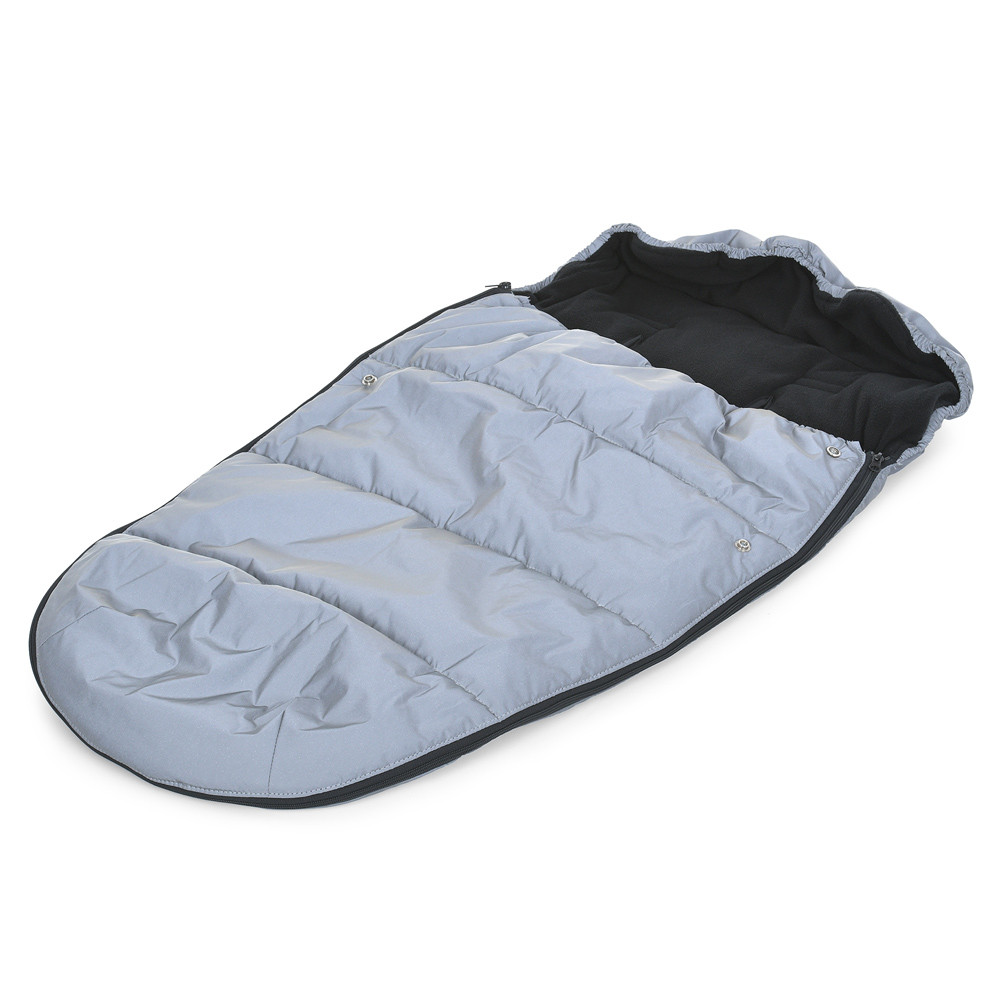 Конверт дитячий в коляску світловідбивний EL CAMINO Footmuff ME 1131 Plus Reflective Сірий