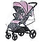 Дитяча прогулянкова коляска El Camino ME 1053-3 NEW DYNAMIC PRO Mauve Pink рожева для дівчинки, фото 6