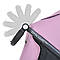 Дитяча прогулянкова коляска El Camino ME 1053-3 NEW DYNAMIC PRO Mauve Pink рожева для дівчинки, фото 9