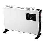 Обігрівач конвекторний від ел. мережі 230 В 2 регулювальних режими 1.25 і 2 кВт з вентилятором LUND 68650, фото 4