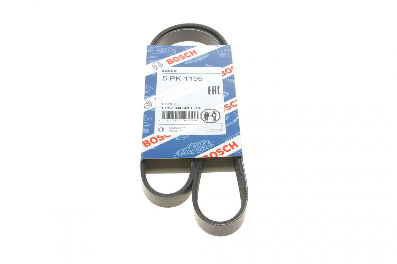 Ремінь генератора Opel Movano Renault Master 2.5D 2.8DTI 98-01 Megane Laguna 1.4-1.6 03-08 5PK1195  1 987 948 413
