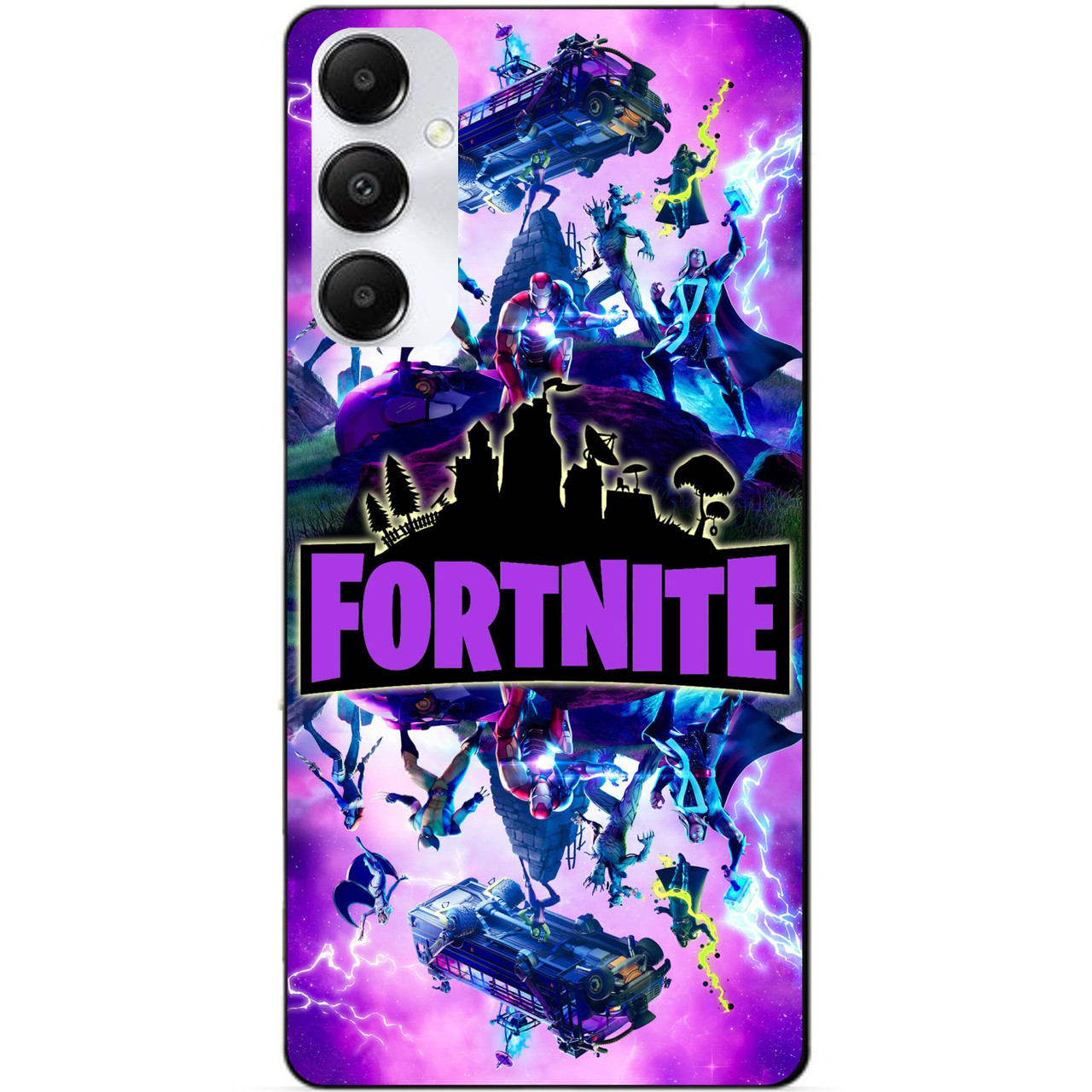 Силіконовий чохол бампер для Samsung A16 5G з малюнком Fortnite Marvel Фортнайт Марвел