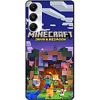 Силіконовий чохол бампер для Samsung A16 5G з картинкою Майнкрафт Minecraft