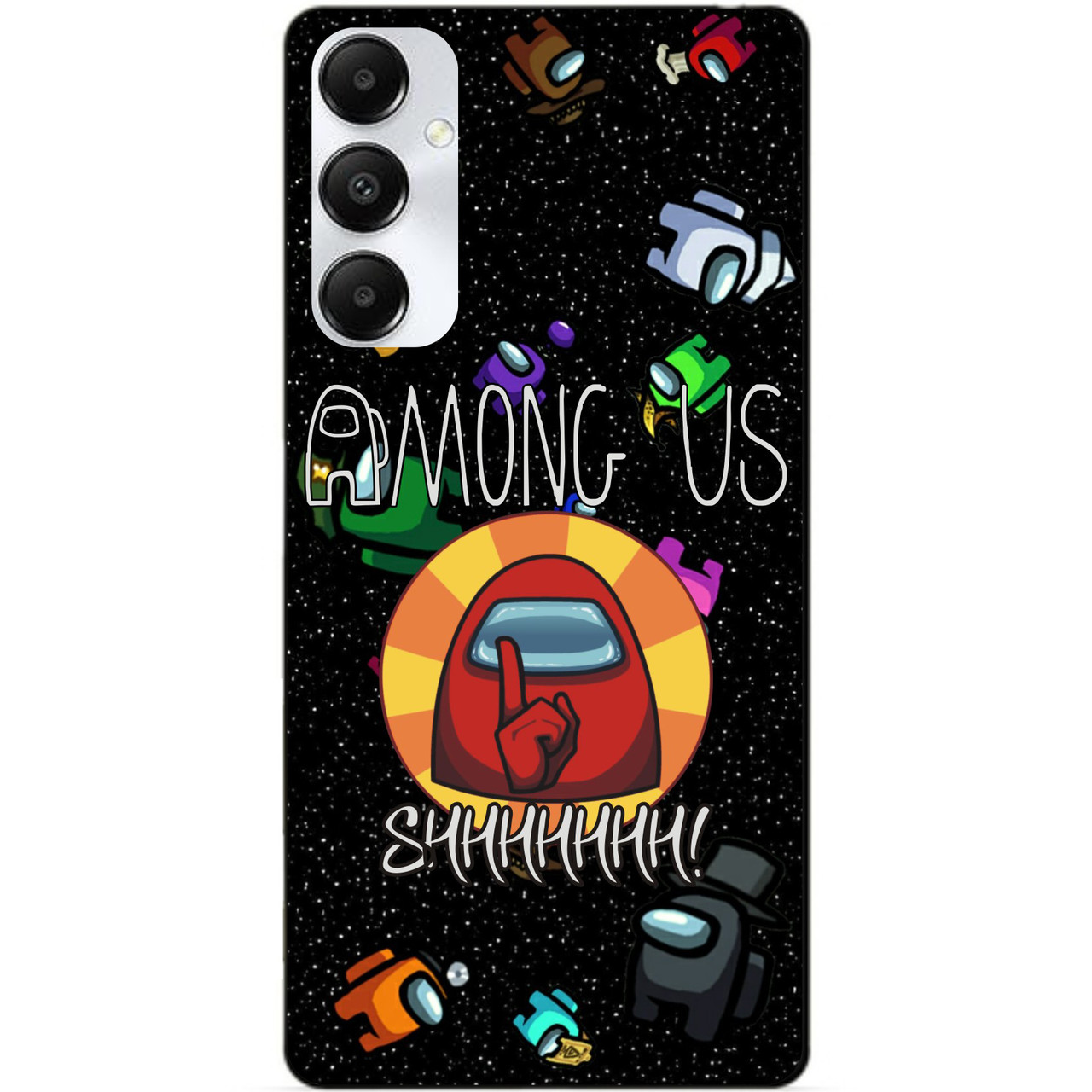Силіконовий чохол бампер для Samsung A16 5G з малюнком Among Us Амонг Ас