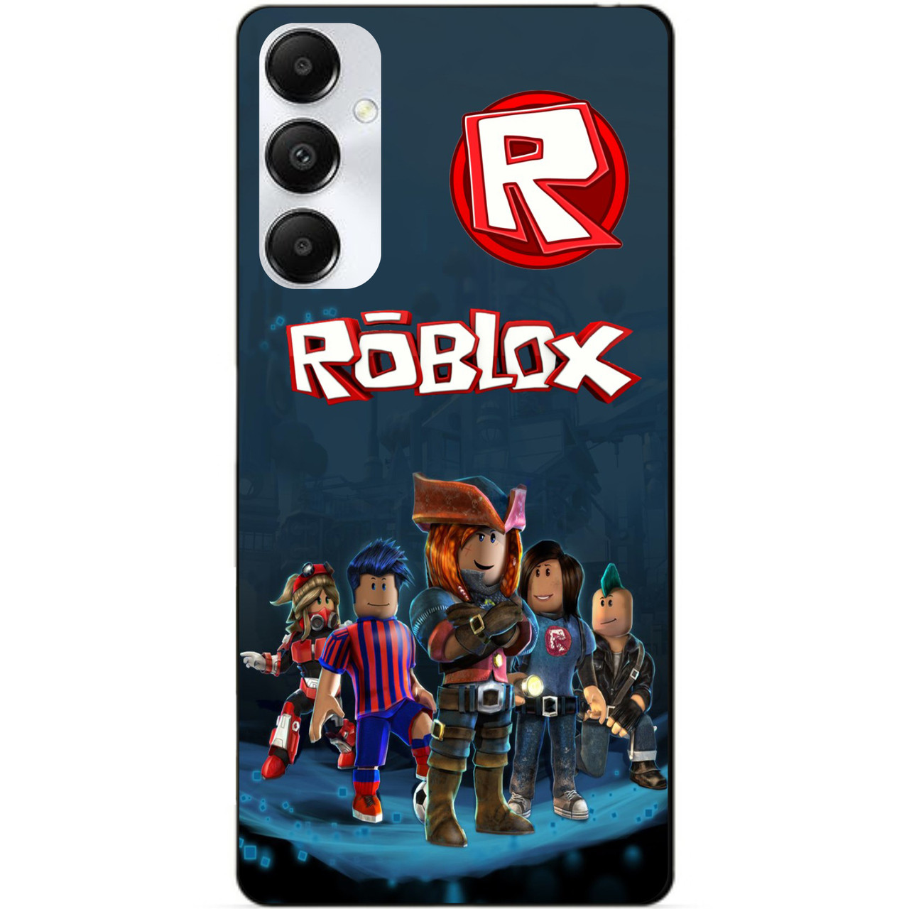 Силіконовий чохол бампер для Samsung A16 5G з малюнком Roblox Роблокс