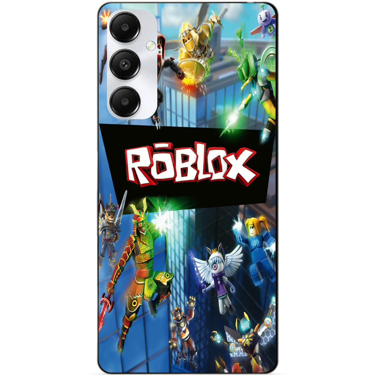 Силіконовий чохол бампер для Samsung A16 5G з картинкою Roblox Роблокс