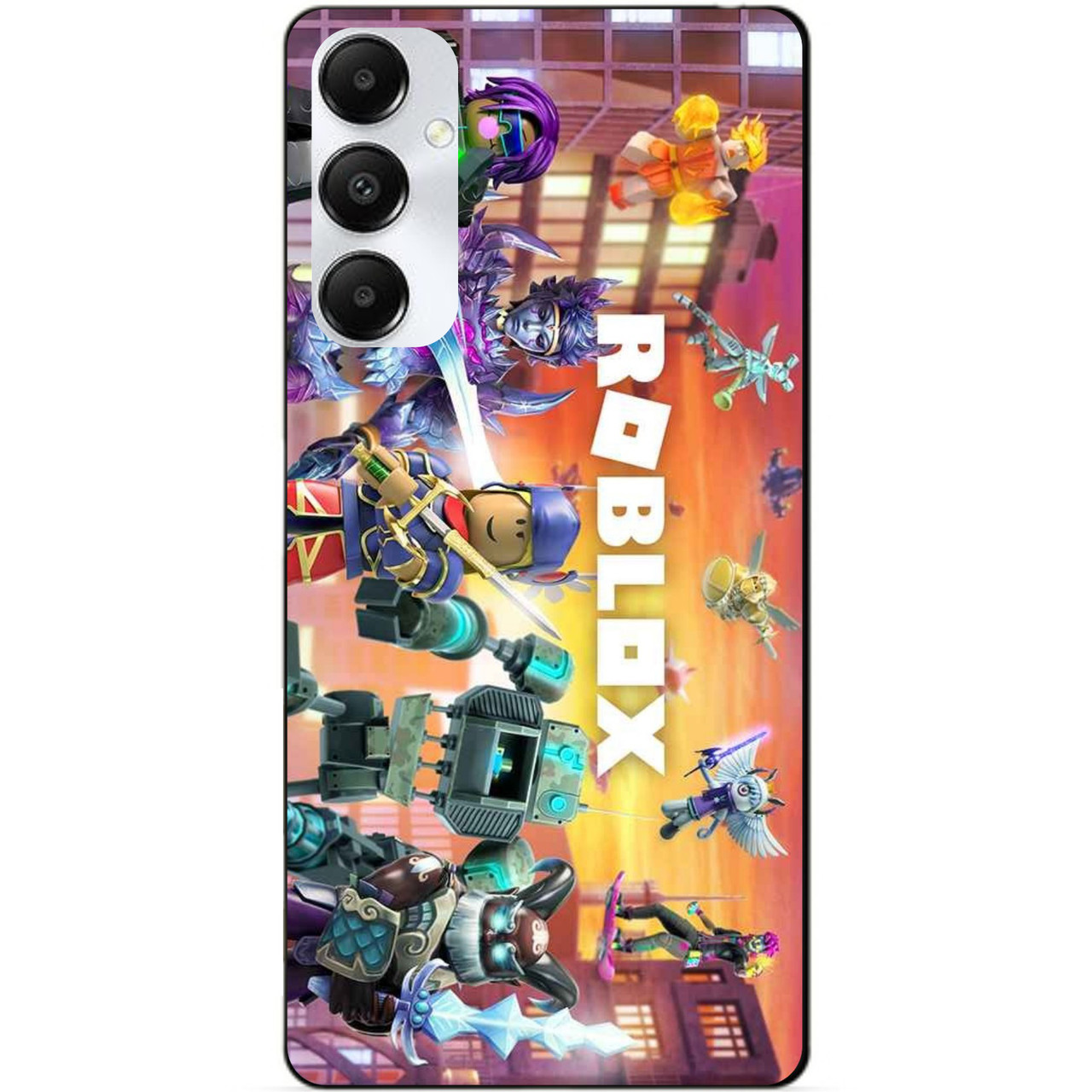 Силіконовий чохол бампер для Samsung M35 5G з картинкою Роблокс Roblox