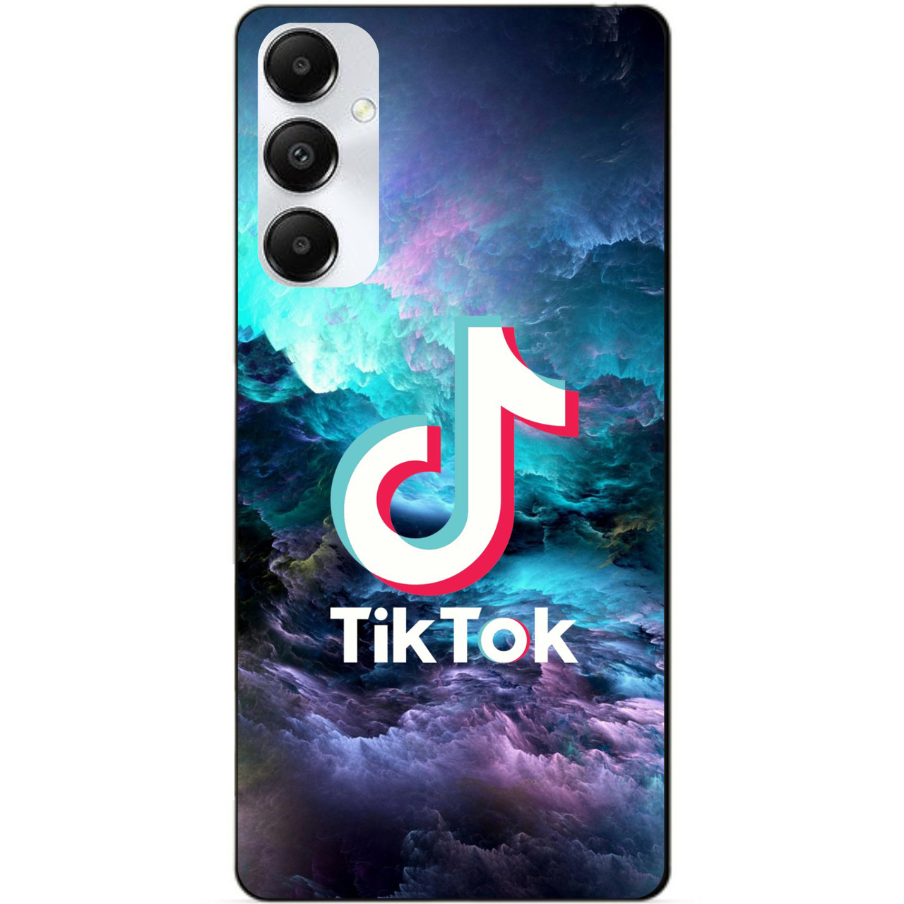 Силіконовий чохол бампер для Samsung A16 5G з малюнком Tik Tok Тік Ток