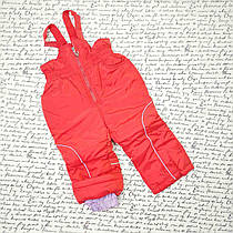 Напівкомбез дитячій на синтепоні, р. 86-110 червоний
