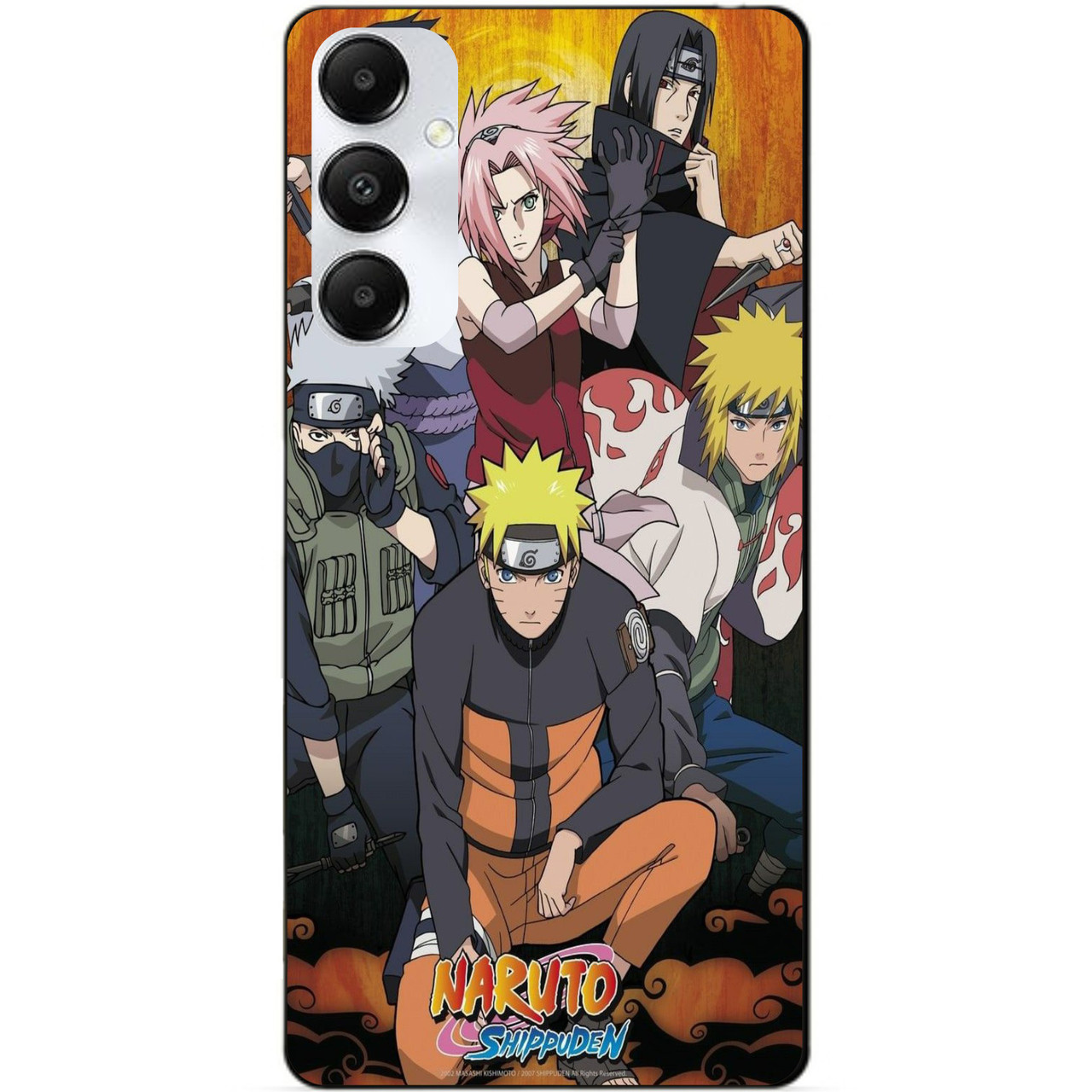 Силіконовий чохол бампер для Samsung A16 5G з малюнком Naruto Наруто аніме