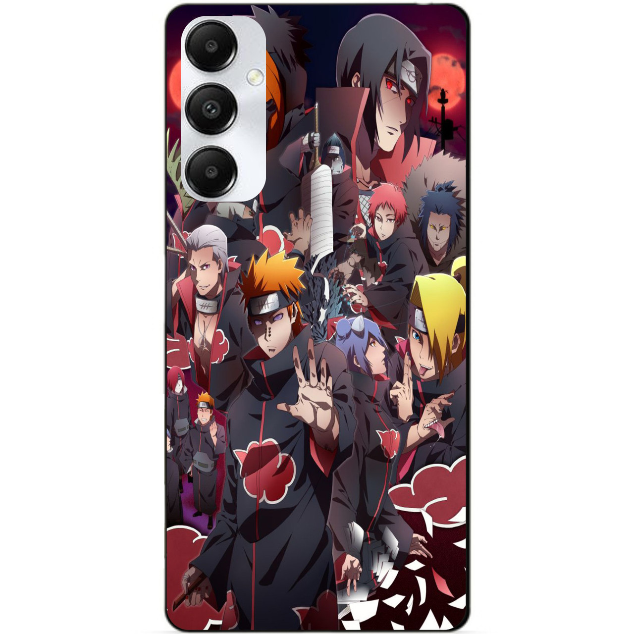 Силіконовий чохол бампер для Samsung A16 5G з малюнком Наруто Naruto аніме